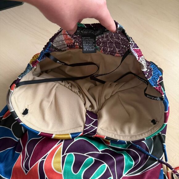 Rampage vibrant and bold late 2000s halter maxi dress - Picture 8 of 8